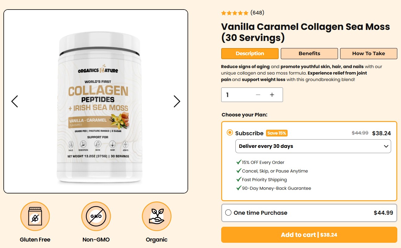 Skinny Coffee, OrganicsNature, weight loss review,