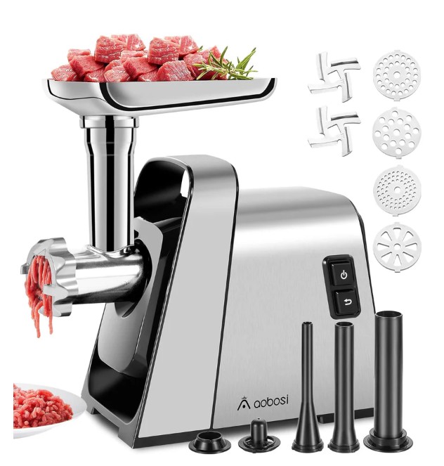 AOBOSI Meat Grinder, AOBOSI Meat Grinder 3000W, discount code, coupon code, AOBOSI discount code, best meat grinder for home, buy AOBOSI Meat Grinder online, AOBOSI Meat Grinder review, electric meat grinder 3000W, DEALSAVE 15% AOBOSI