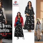 Shein $32 floral maxi dress styled in 4 chic fall outfits, 60% off